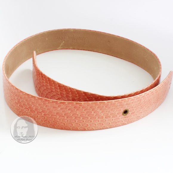 Christopher Ross Butterfly Belt Buckle Massive 8in L with Snakeskin Strap 1980s - Picture 13 of 16